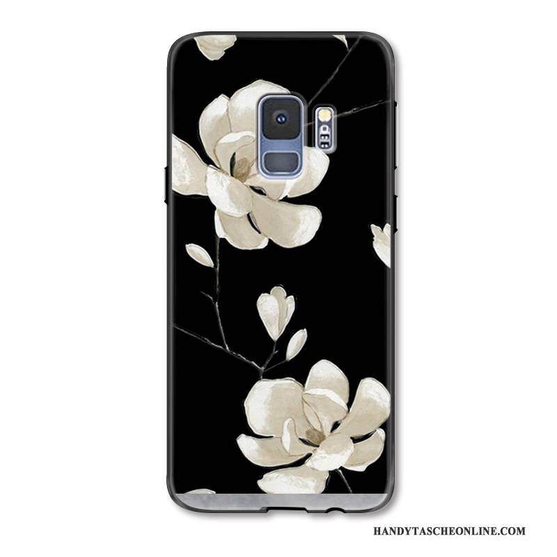 Hülle Samsung Galaxy S9+ Mode Schwarz Trend, Case Samsung Galaxy S9+ Schutz Handyhüllen Kunst