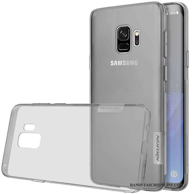 Hülle Samsung Galaxy S9 Schutz Anti-sturz Gold, Case Samsung Galaxy S9 Taschen Transparent