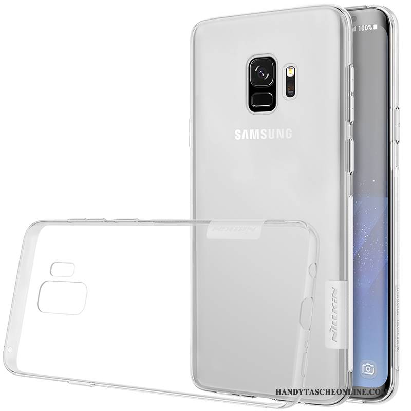 Hülle Samsung Galaxy S9 Schutz Anti-sturz Gold, Case Samsung Galaxy S9 Taschen Transparent