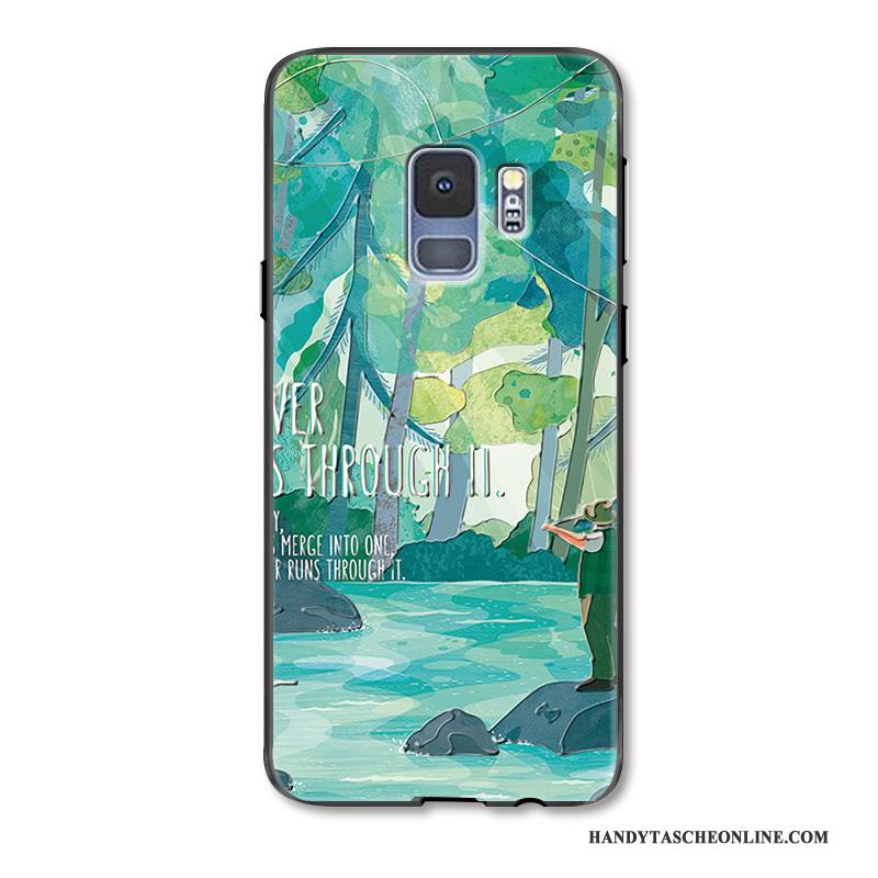 Hülle Samsung Galaxy S9+ Schutz Einfach Handyhüllen, Case Samsung Galaxy S9+ Taschen Mini Frisch