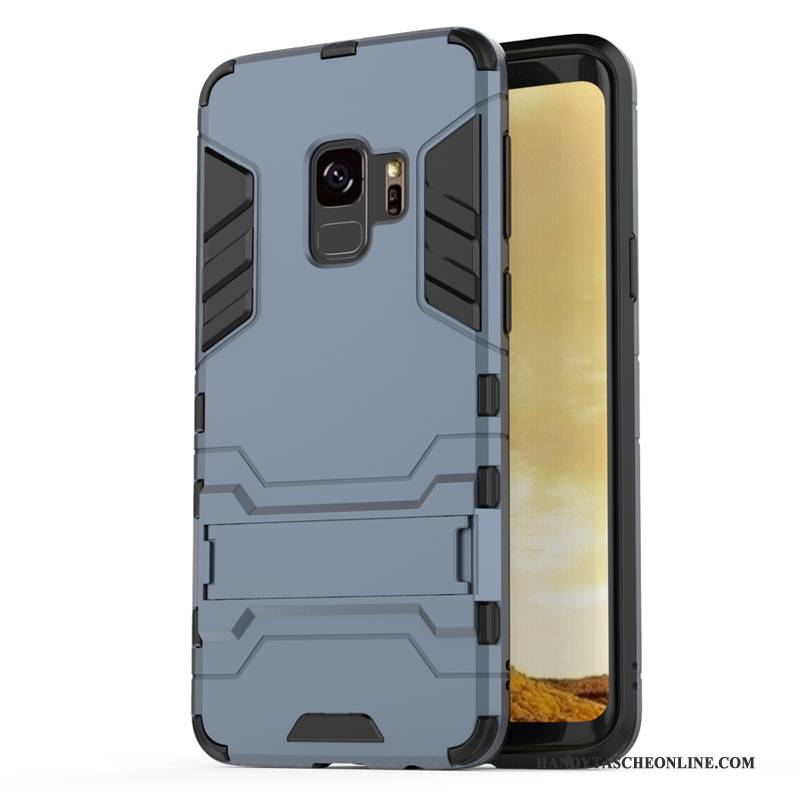 Hülle Samsung Galaxy S9 Schutz Handyhüllen Gold, Case Samsung Galaxy S9 Halterung Anti-sturz