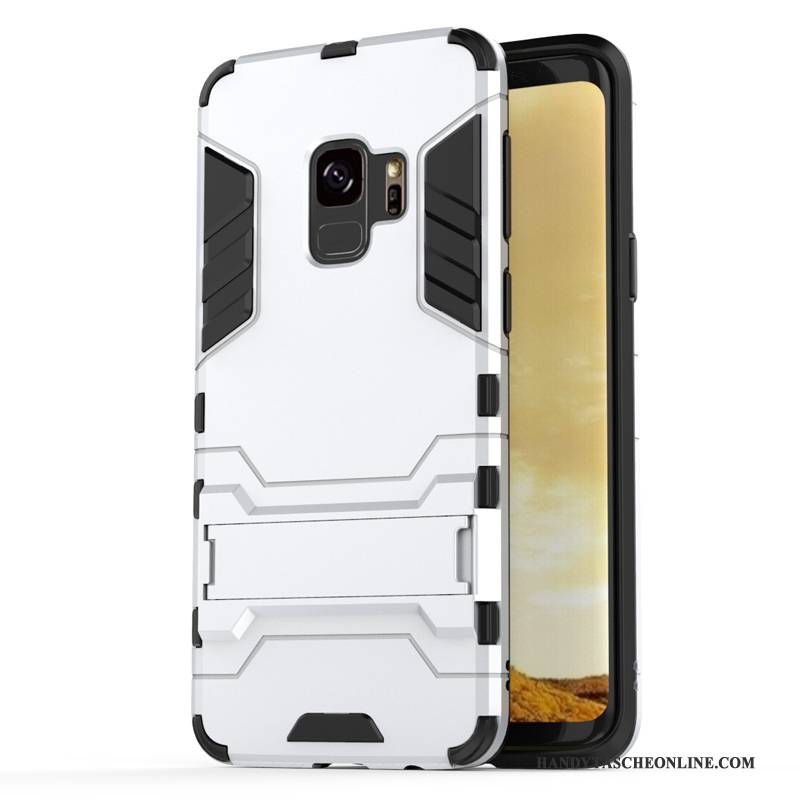 Hülle Samsung Galaxy S9 Schutz Handyhüllen Gold, Case Samsung Galaxy S9 Halterung Anti-sturz