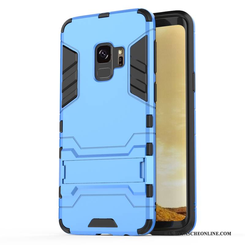 Hülle Samsung Galaxy S9 Schutz Handyhüllen Gold, Case Samsung Galaxy S9 Halterung Anti-sturz