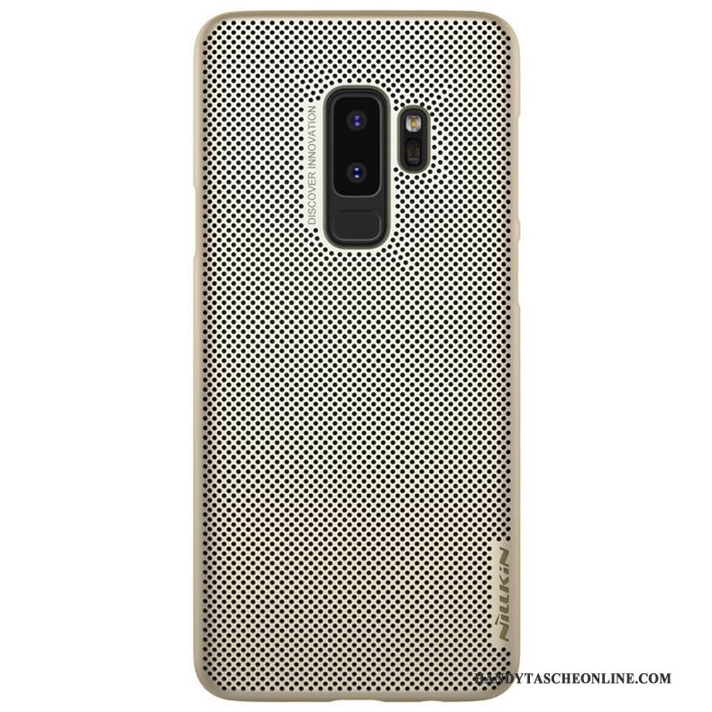 Hülle Samsung Galaxy S9+ Schutz Kühlung Atmungsaktiv, Case Samsung Galaxy S9+ Rot Gold