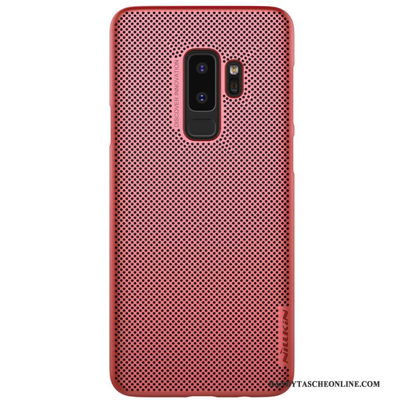 Hülle Samsung Galaxy S9+ Schutz Kühlung Atmungsaktiv, Case Samsung Galaxy S9+ Rot Gold