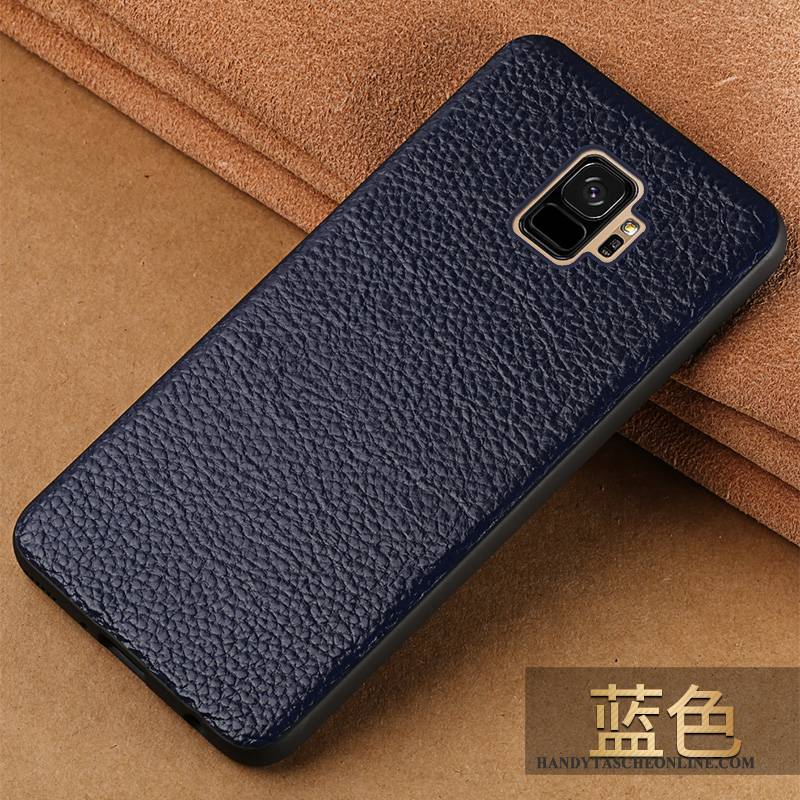 Hülle Samsung Galaxy S9 Schutz Persönlichkeit Schlank, Case Samsung Galaxy S9 Lederhülle Trendmarke Handyhüllen