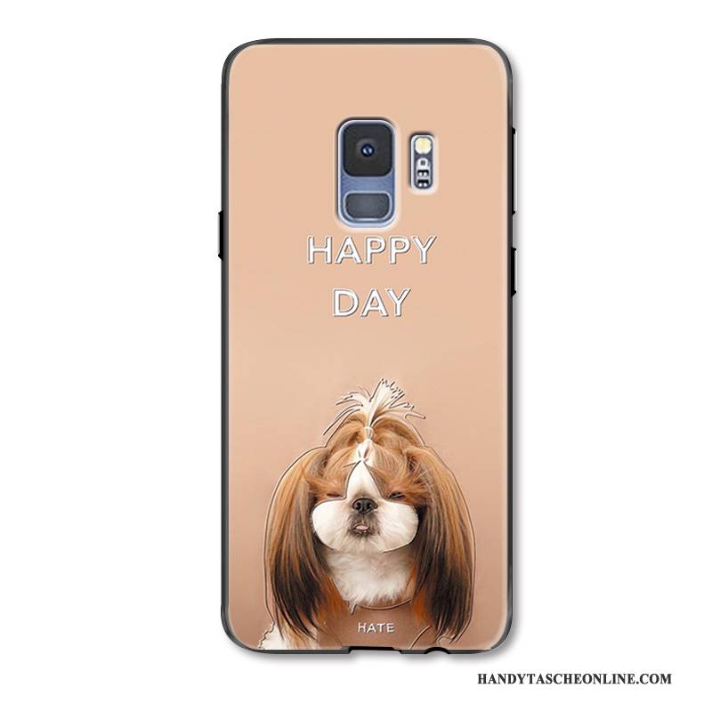 Hülle Samsung Galaxy S9 Schutz Rot Nette, Case Samsung Galaxy S9 Gemalt Khaki Handyhüllen