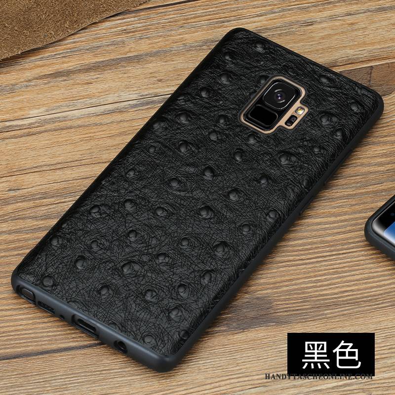 Hülle Samsung Galaxy S9+ Schutz Schwarz Anti-sturz, Case Samsung Galaxy S9+ Kreativ Handyhüllen Persönlichkeit