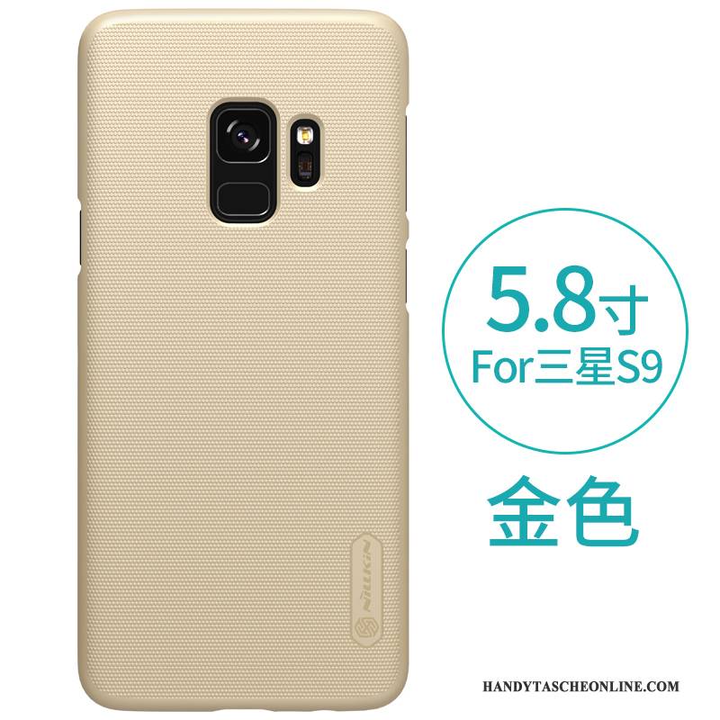 Hülle Samsung Galaxy S9 Schutz Schwer Gold, Case Samsung Galaxy S9 Nubuck Handyhüllen