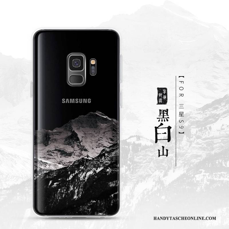 Hülle Samsung Galaxy S9 Schutz Transparent Landschaft, Case Samsung Galaxy S9 Kreativ Anti-sturz Handyhüllen