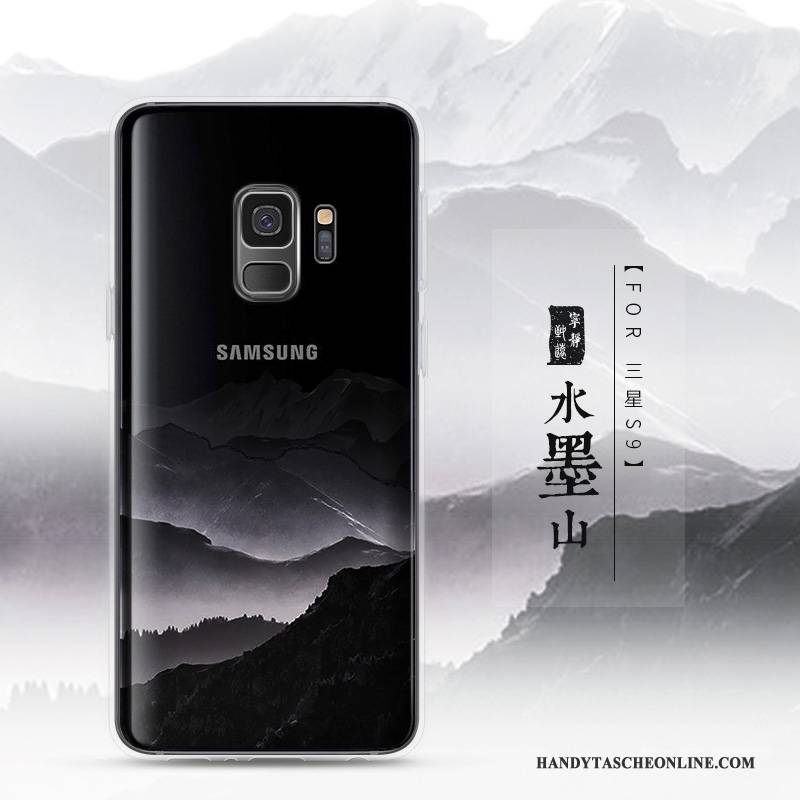 Hülle Samsung Galaxy S9 Schutz Transparent Landschaft, Case Samsung Galaxy S9 Kreativ Anti-sturz Handyhüllen