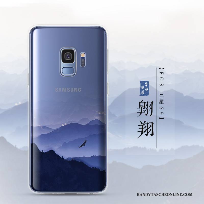 Hülle Samsung Galaxy S9 Schutz Transparent Landschaft, Case Samsung Galaxy S9 Kreativ Anti-sturz Handyhüllen