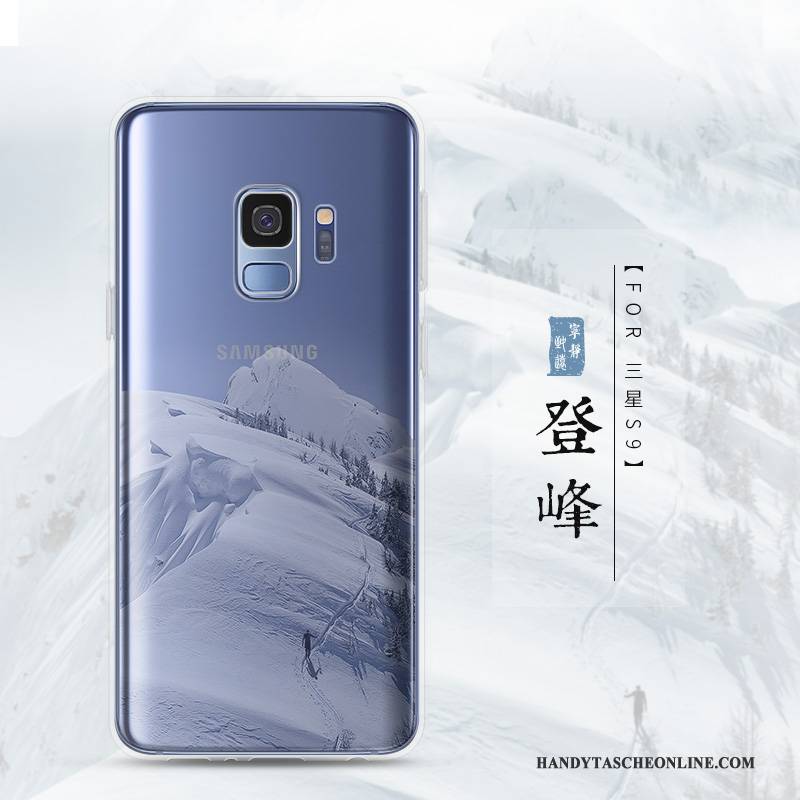 Hülle Samsung Galaxy S9 Schutz Transparent Landschaft, Case Samsung Galaxy S9 Kreativ Anti-sturz Handyhüllen