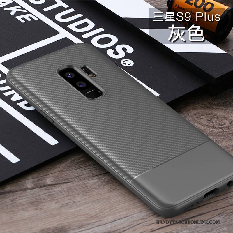 Hülle Samsung Galaxy S9+ Silikon Anti-sturz Rot, Case Samsung Galaxy S9+ Schutz Handyhüllen