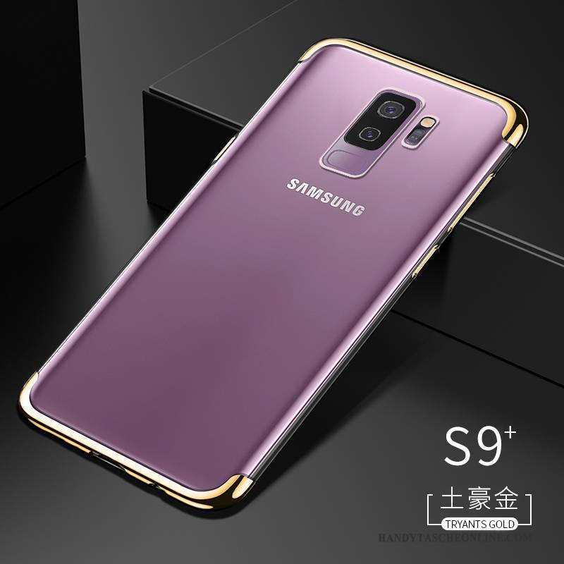 Hülle Samsung Galaxy S9+ Silikon Handyhüllen Lila, Case Samsung Galaxy S9+ Weiche Schlank Persönlichkeit