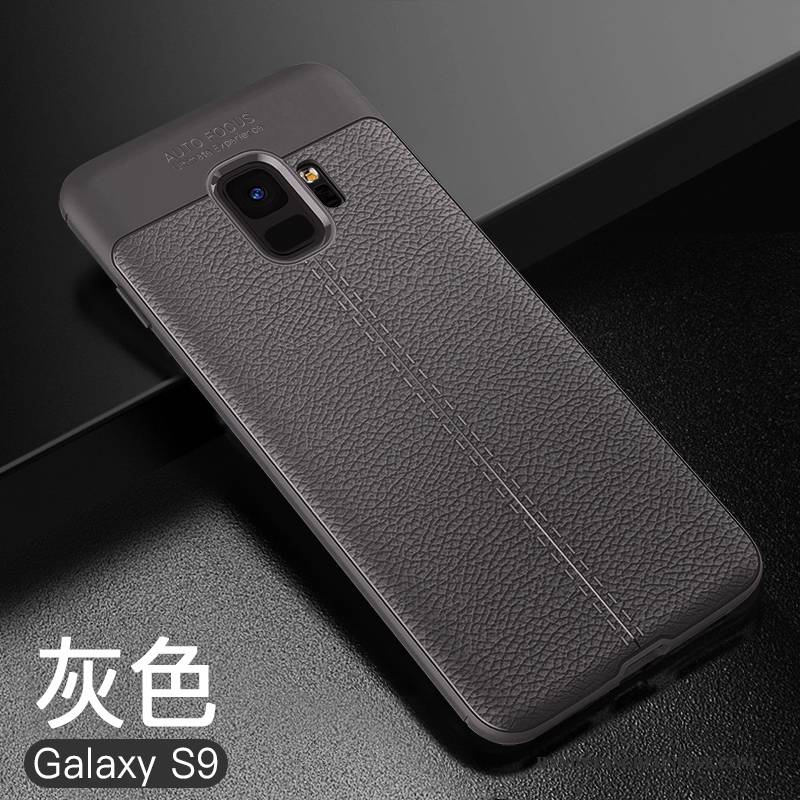 Hülle Samsung Galaxy S9 Silikon Handyhüllen Nubuck, Case Samsung Galaxy S9 Taschen Anti-sturz Neu