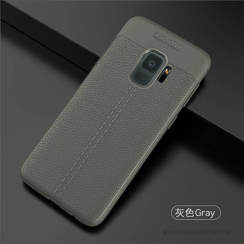 Hülle Samsung Galaxy S9 Silikon Schwarz Anti-sturz, Case Samsung Galaxy S9 Weiche Handyhüllen Neu