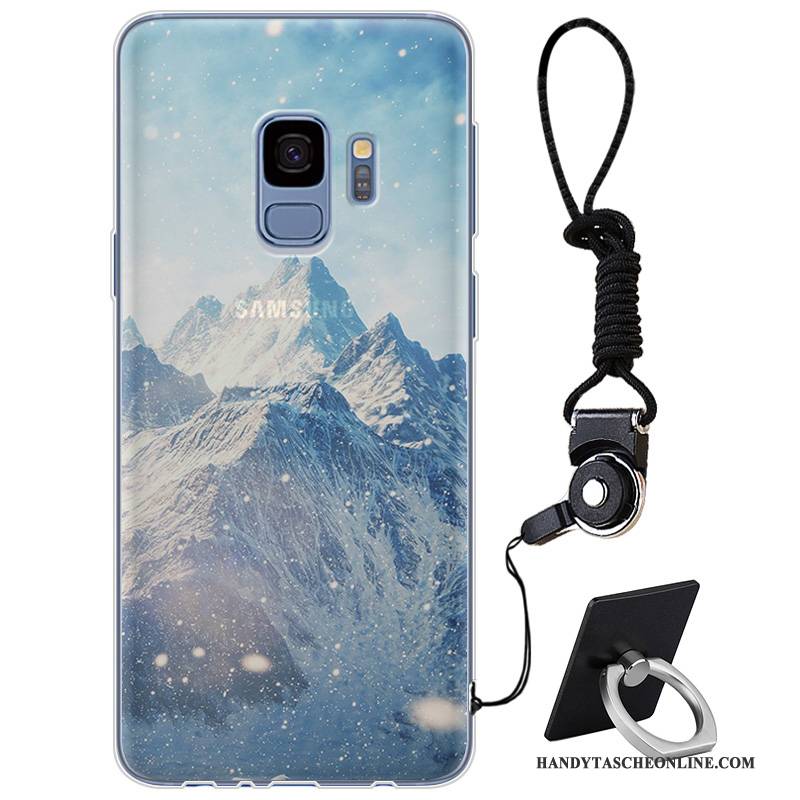 Hülle Samsung Galaxy S9 Silikon Trendmarke Handyhüllen, Case Samsung Galaxy S9 Weiche Gelb Elegant