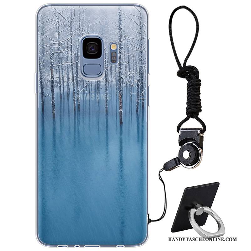 Hülle Samsung Galaxy S9 Silikon Trendmarke Handyhüllen, Case Samsung Galaxy S9 Weiche Gelb Elegant