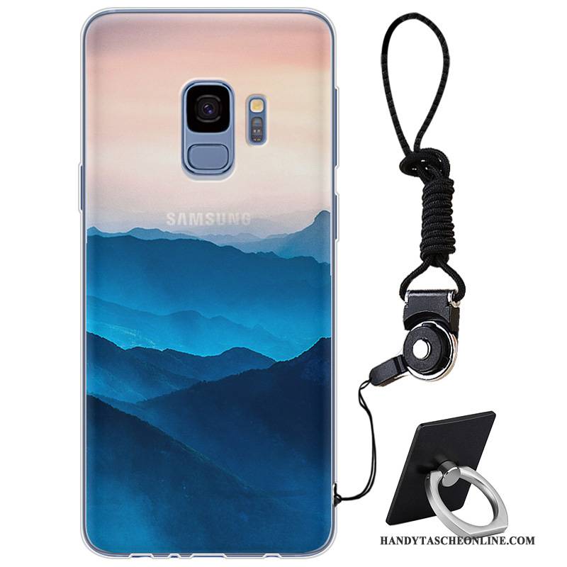 Hülle Samsung Galaxy S9 Silikon Trendmarke Handyhüllen, Case Samsung Galaxy S9 Weiche Gelb Elegant