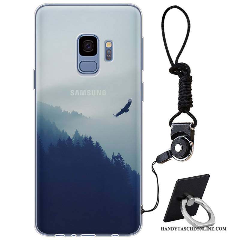 Hülle Samsung Galaxy S9 Silikon Trendmarke Handyhüllen, Case Samsung Galaxy S9 Weiche Gelb Elegant