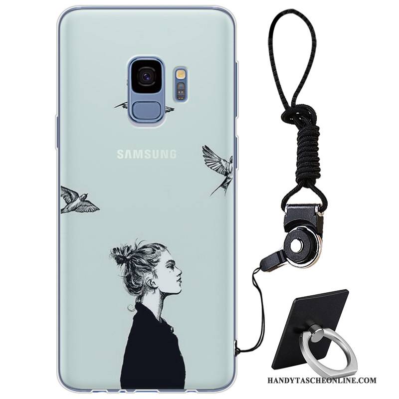 Hülle Samsung Galaxy S9 Silikon Trendmarke Handyhüllen, Case Samsung Galaxy S9 Weiche Gelb Elegant