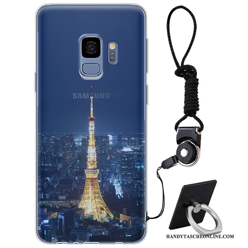 Hülle Samsung Galaxy S9 Silikon Trendmarke Handyhüllen, Case Samsung Galaxy S9 Weiche Gelb Elegant