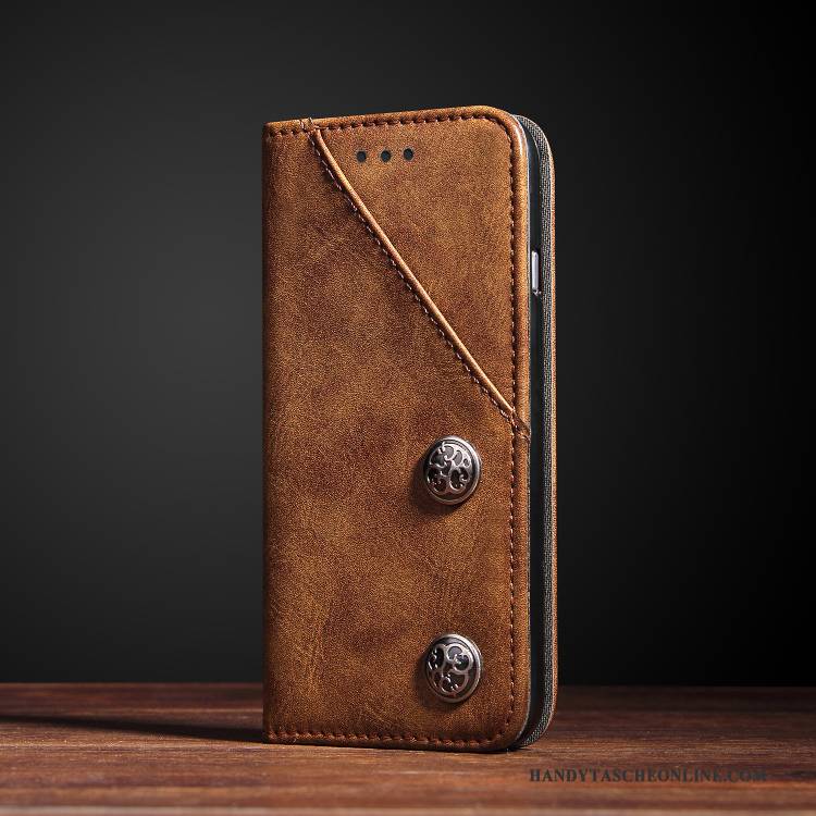 Hülle Samsung Galaxy S9+ Taschen Anti-sturz Trend, Case Samsung Galaxy S9+ Folio Karte Weinrot