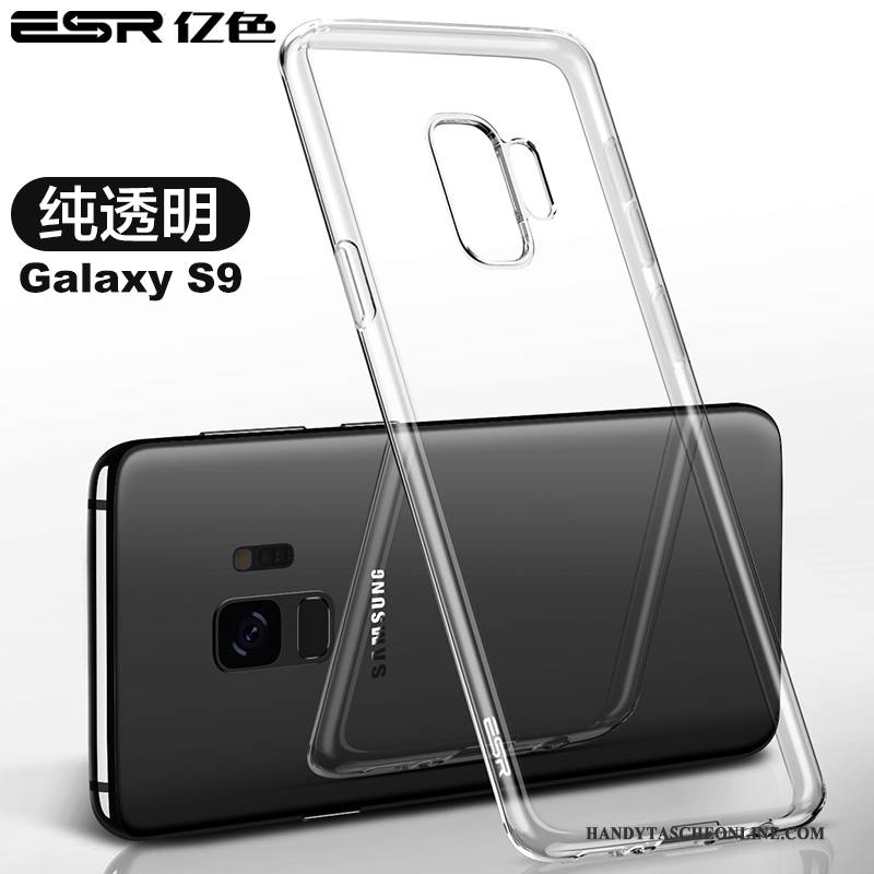 Hülle Samsung Galaxy S9 Taschen Handyhüllen Anti-sturz, Case Samsung Galaxy S9 Silikon Transparent Lila