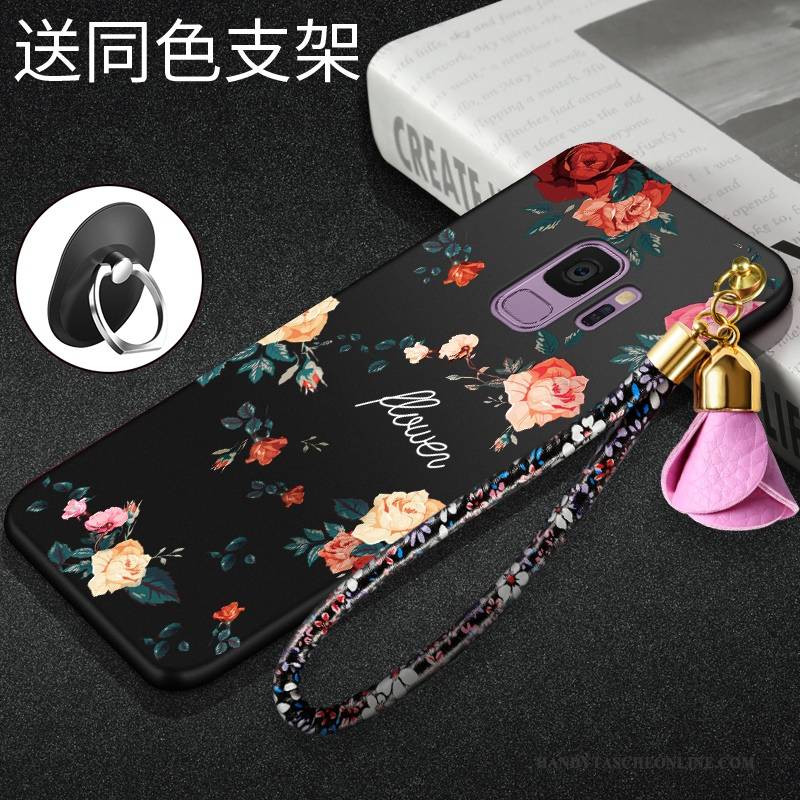 Hülle Samsung Galaxy S9 Taschen Handyhüllen Trend, Case Samsung Galaxy S9 Schutz Rot Anti-sturz