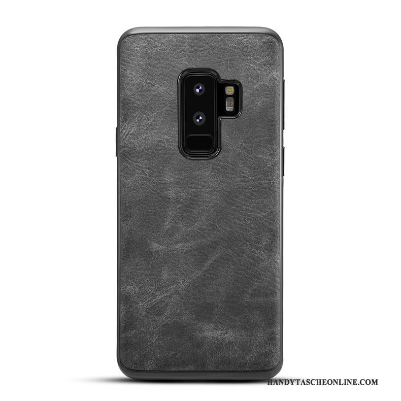 Hülle Samsung Galaxy S9+ Taschen Muster Lichtfarbe, Case Samsung Galaxy S9+ Leder Handyhüllen Anti-sturz