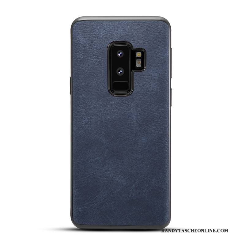 Hülle Samsung Galaxy S9+ Taschen Muster Lichtfarbe, Case Samsung Galaxy S9+ Leder Handyhüllen Anti-sturz