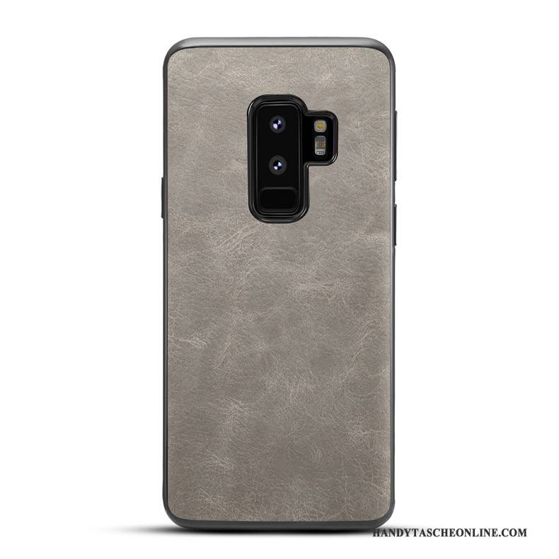 Hülle Samsung Galaxy S9+ Taschen Muster Lichtfarbe, Case Samsung Galaxy S9+ Leder Handyhüllen Anti-sturz