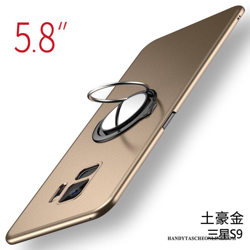 Hülle Samsung Galaxy S9 Taschen Nubuck Handyhüllen, Case Samsung Galaxy S9 Schutz Schwer Rot