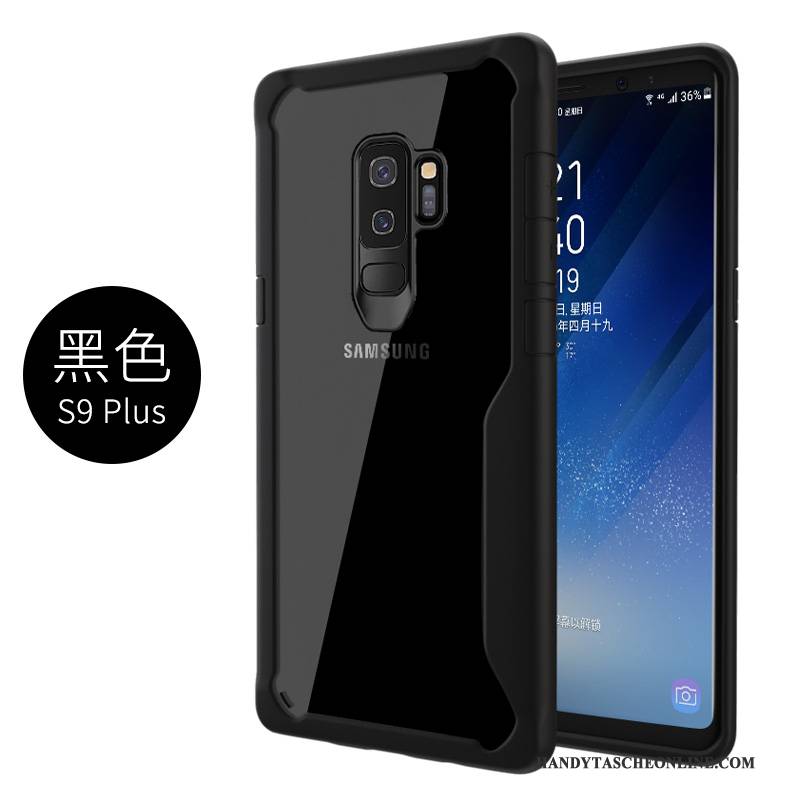 Hülle Samsung Galaxy S9+ Taschen Schwarz Schlank, Case Samsung Galaxy S9+ Schutz Neu Schwer