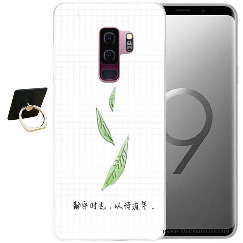 Hülle Samsung Galaxy S9 Taschen Wind Handyhüllen, Case Samsung Galaxy S9 Weiche Grau