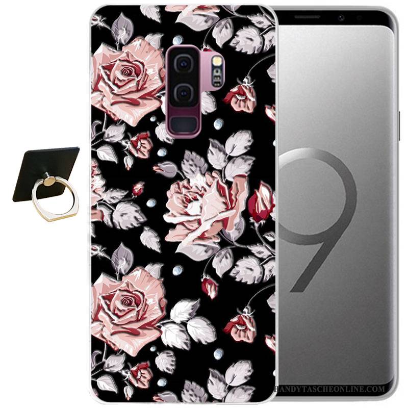 Hülle Samsung Galaxy S9 Taschen Wind Handyhüllen, Case Samsung Galaxy S9 Weiche Grau