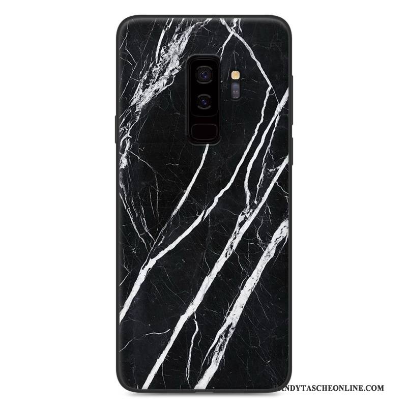 Hülle Samsung Galaxy S9 Weiche Anti-sturz Weiß, Case Samsung Galaxy S9 Schutz Handyhüllen Holz