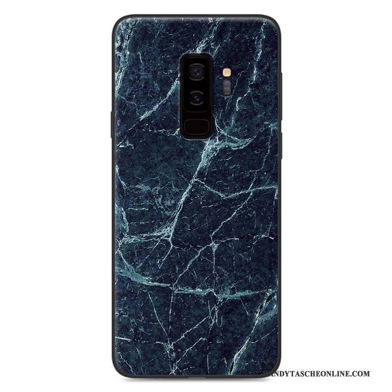 Hülle Samsung Galaxy S9 Weiche Anti-sturz Weiß, Case Samsung Galaxy S9 Schutz Handyhüllen Holz