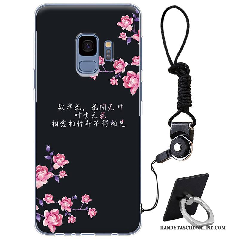 Hülle Samsung Galaxy S9 Weiche Einfach Chinesische Art, Case Samsung Galaxy S9 Silikon Frisch Elegant