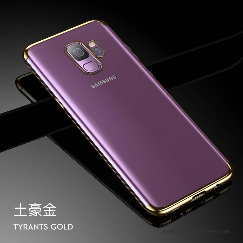 Hülle Samsung Galaxy S9 Weiche Handyhüllen Schwarz, Case Samsung Galaxy S9 Silikon Schlank Trend