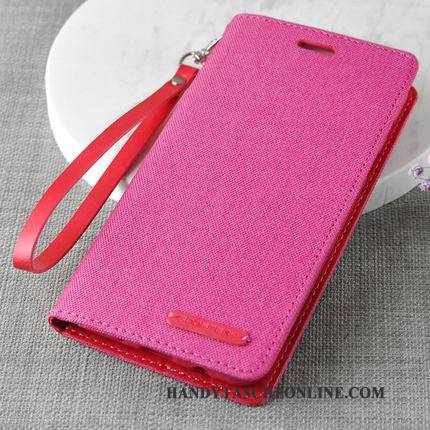 Hülle Samsung Galaxy S9 Weiche Rot Handyhüllen, Case Samsung Galaxy S9 Folio Anti-sturz