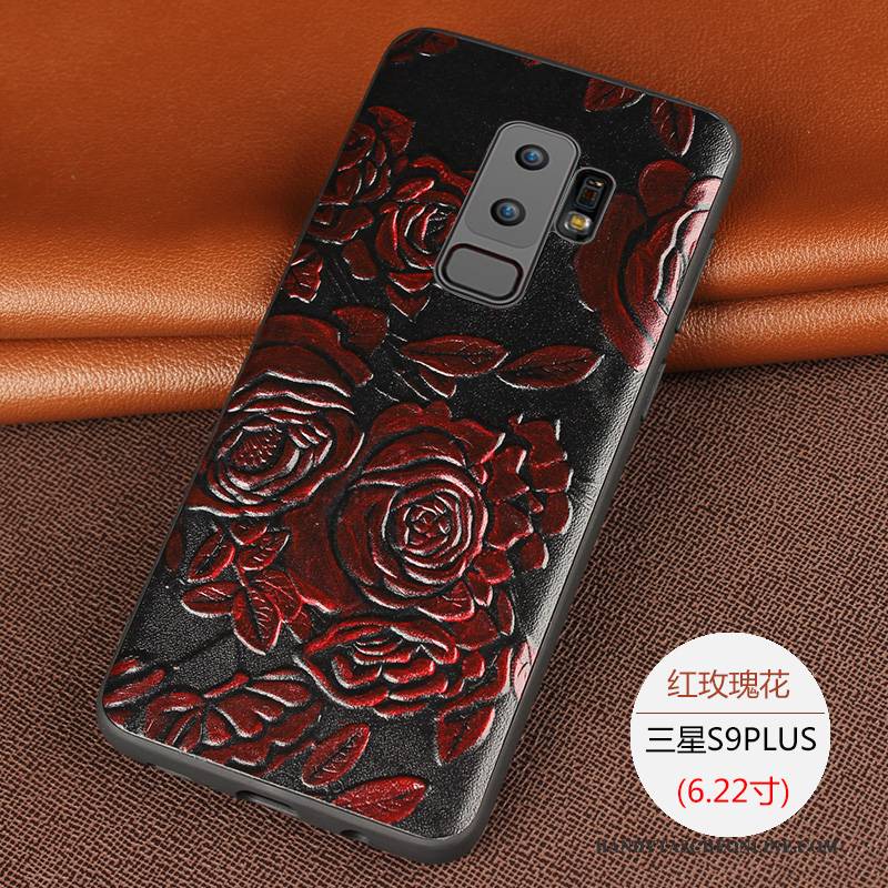 Hülle Samsung Galaxy S9+ Weiche Schwarz Bedrucken, Case Samsung Galaxy S9+ Lederhülle Handyhüllen