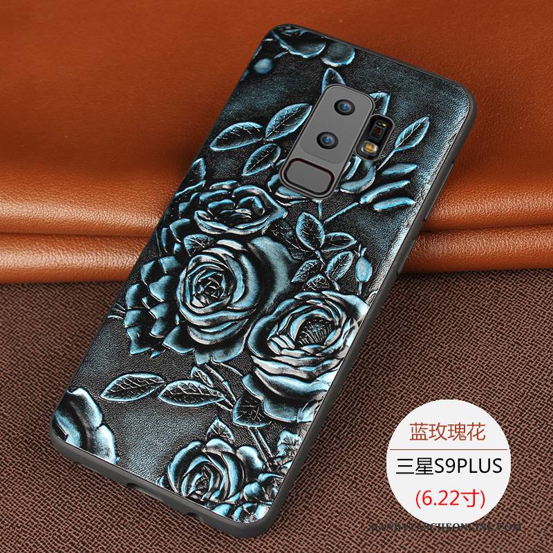 Hülle Samsung Galaxy S9+ Weiche Schwarz Bedrucken, Case Samsung Galaxy S9+ Lederhülle Handyhüllen