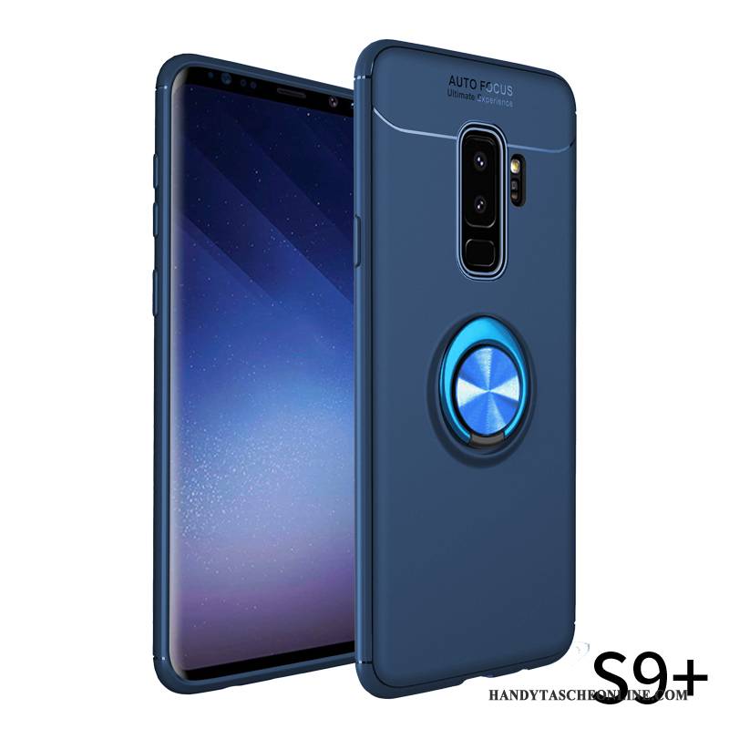 Hülle Samsung Galaxy S9+ Weiche Schwarz Trendmarke, Case Samsung Galaxy S9+ Taschen Anti-sturz Handyhüllen