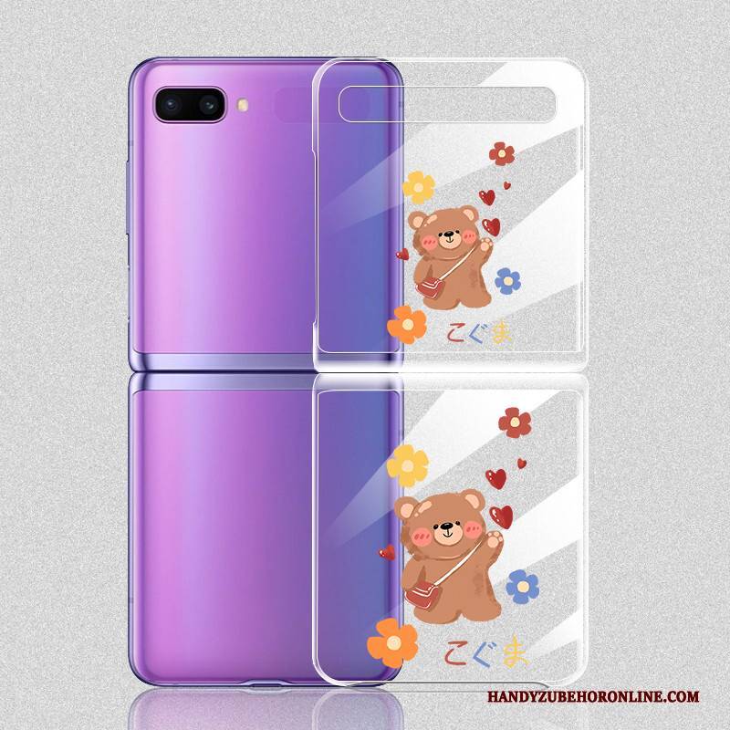 Hülle Samsung Z Flip Karikatur Erdbeere Trend, Case Samsung Z Flip Taschen Anti-sturz Nette