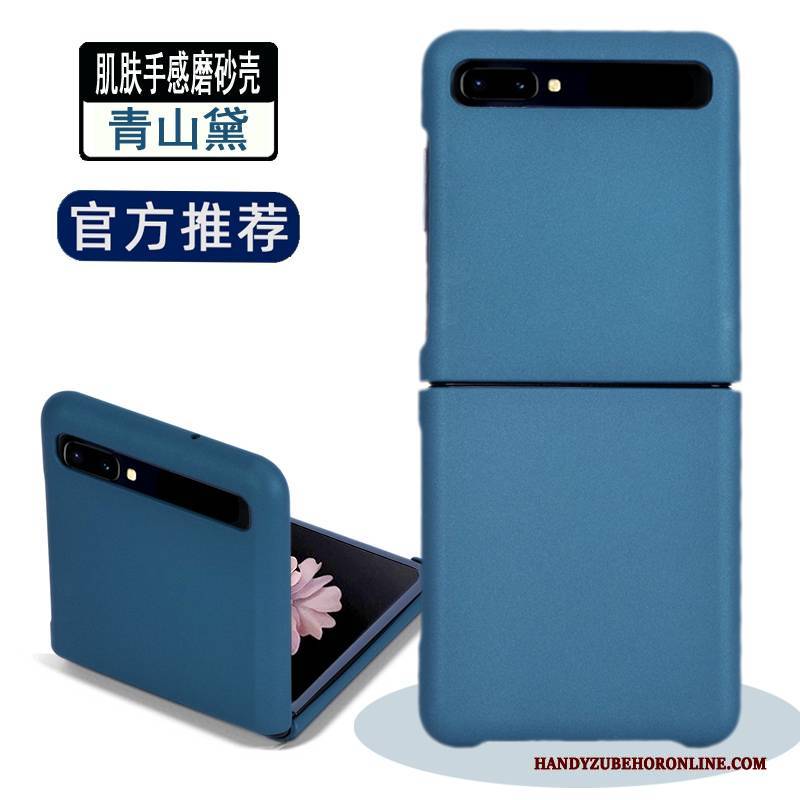 Hülle Samsung Z Flip Schutz Handyhüllen Blau, Case Samsung Z Flip Anti-sturz Neu