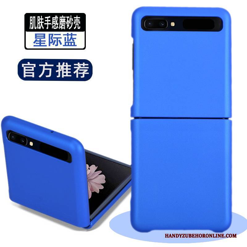 Hülle Samsung Z Flip Schutz Handyhüllen Blau, Case Samsung Z Flip Anti-sturz Neu