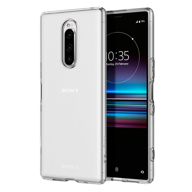 Hülle Sony Xperia 1 Taschen Handyhüllen Nubuck, Case Sony Xperia 1 Silikon Transparent Anti-sturz