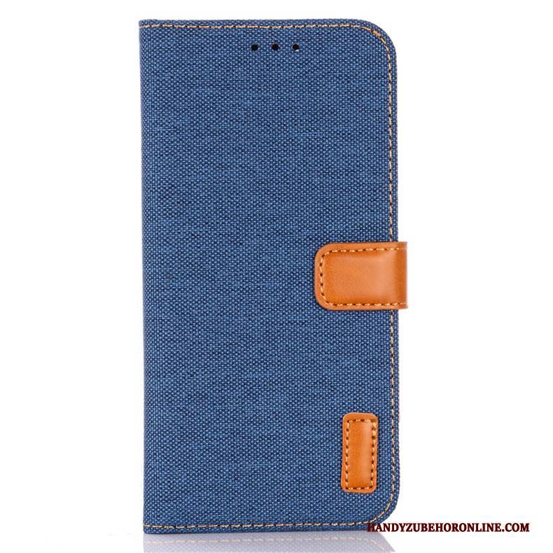 Hülle Sony Xperia 10 Ii Geldbörse Blau Handyhüllen, Case Sony Xperia 10 Ii Lederhülle